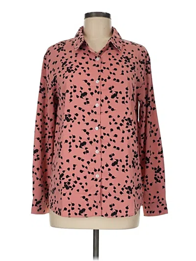 Pre-owned Dokotoo Long Sleeve Blouse In Pink