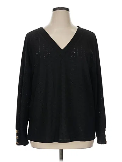Pre-owned Dokotoo Long Sleeve T-shirt In Black