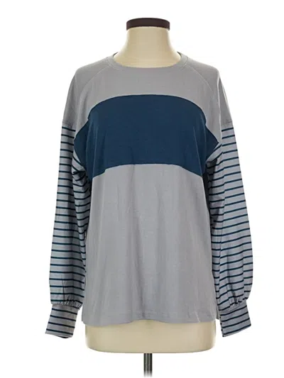 Pre-owned Dokotoo Long Sleeve T-shirt In Gray