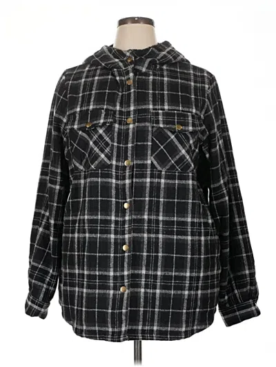 Pre-owned Dokotoo Poncho In Black