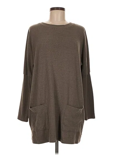 Pre-owned Dokotoo Poncho In Brown