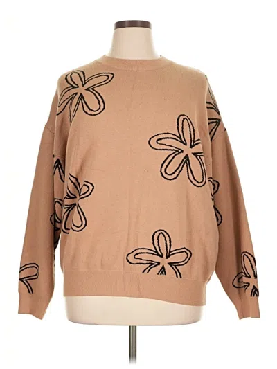 Pre-owned Dokotoo Pullover Sweater In Brown