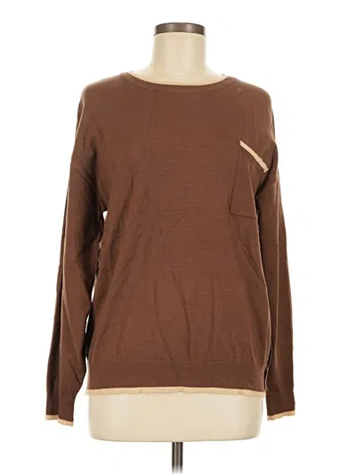 Pre-owned Dokotoo Pullover Sweater In Brown