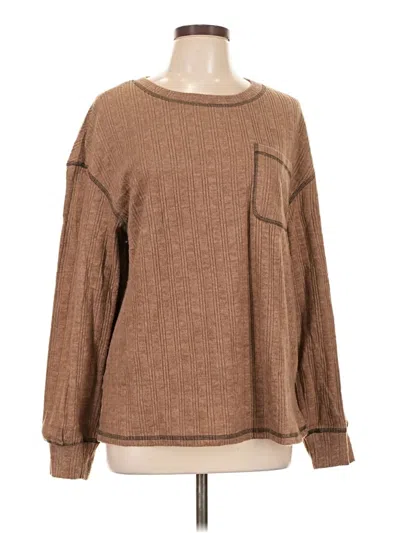 Pre-owned Dokotoo Pullover Sweater In Brown