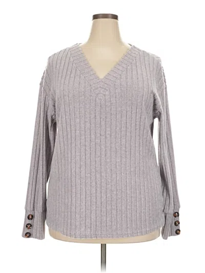 Pre-owned Dokotoo Pullover Sweater In Gray