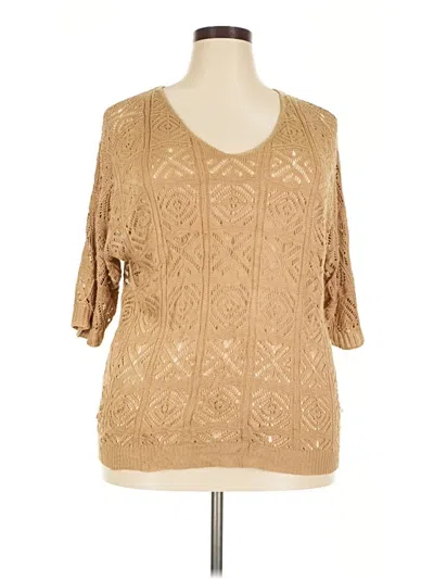Pre-owned Dokotoo Pullover Sweater In Tan
