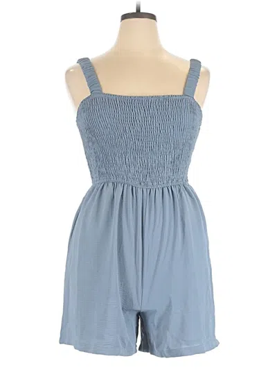 Pre-owned Dokotoo Romper In Blue
