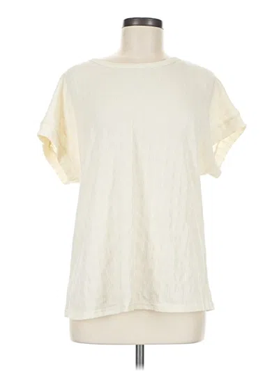 Pre-owned Dokotoo Short Sleeve Blouse In Ivory