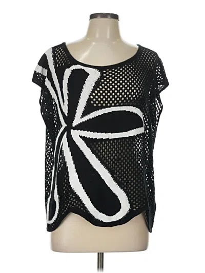 Pre-owned Dokotoo Short Sleeve Top Black Strapless Neckline Tops