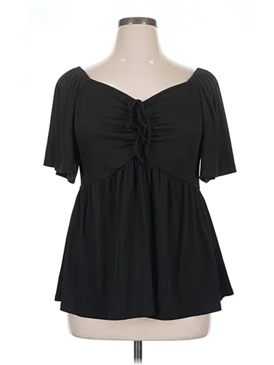 Pre-owned Dokotoo Short Sleeve T-shirt In Black