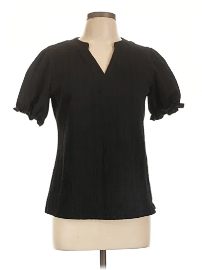 Pre-owned Dokotoo Short Sleeve T-shirt In Black