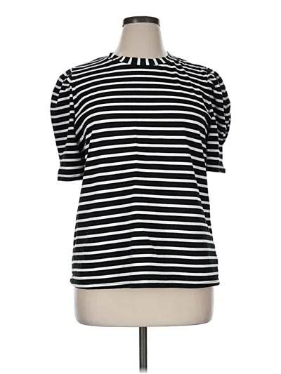 Pre-owned Dokotoo Short Sleeve Turtleneck In Black