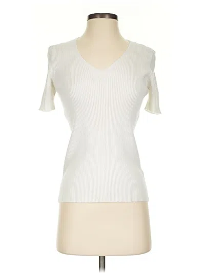 Pre-owned Dokotoo Short Sleeve Turtleneck In Ivory