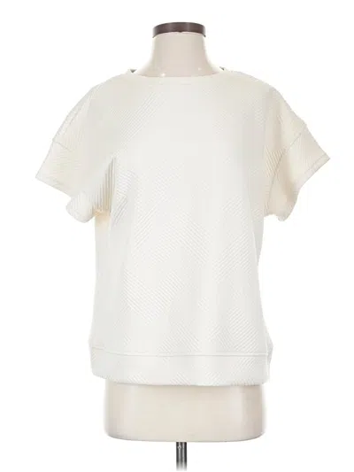 Pre-owned Dokotoo Short Sleeve Turtleneck In Ivory
