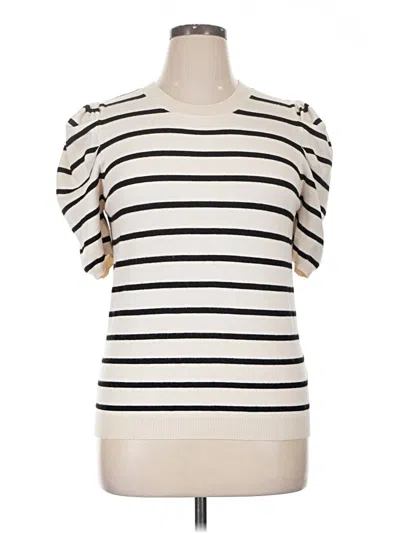 Pre-owned Dokotoo Short Sleeve Turtleneck In Ivory