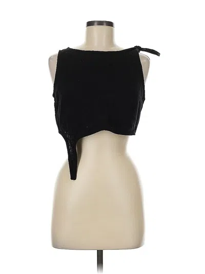 Pre-owned Dokotoo Sleeveless Blouse In Black
