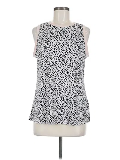 Pre-owned Dokotoo Sleeveless Blouse In White