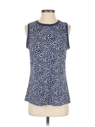Pre-owned Dokotoo Sleeveless Top Blue Boatneck Tops