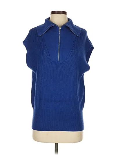Pre-owned Dokotoo Sweater Vest In Blue