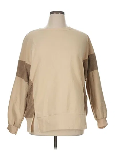 Pre-owned Dokotoo Sweatshirt In Tan