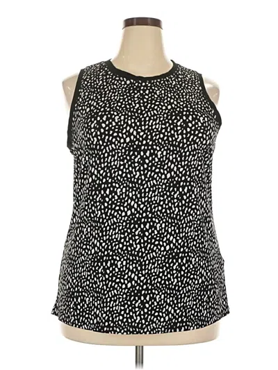 Pre-owned Dokotoo Tank Top Black Halter Neckline Tops