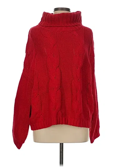Pre-owned Dokotoo Turtleneck Sweater In Red