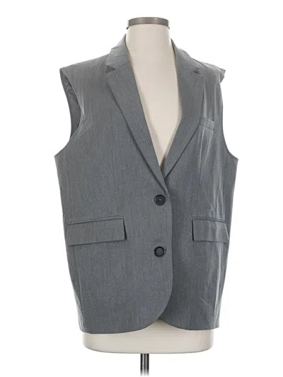 Pre-owned Dokotoo Tuxedo Vest In Gray