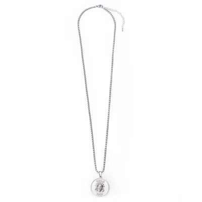 Dolà Men's Dola Coin Necklace In Silver