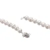 Dolà Women's Ìdólá Pearl Necklace – Freshwater Pearls With Platinum-plated Silver Mask And Sapphire Eyes