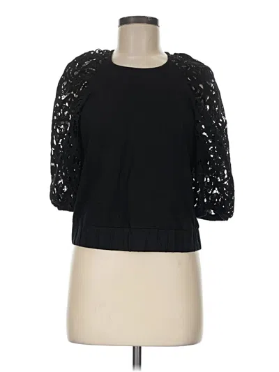 Pre-owned Dolan 3/4 Sleeve T-shirt In Black