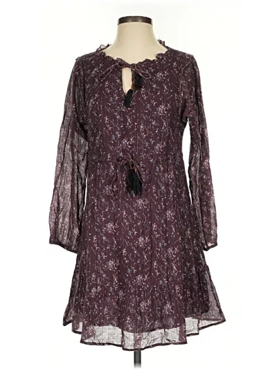 Pre-owned Dolan Casual Dress In Burgundy