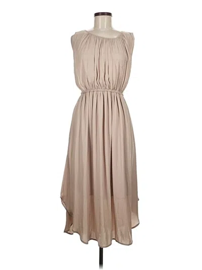 Pre-owned Dolan Casual Dress In Tan