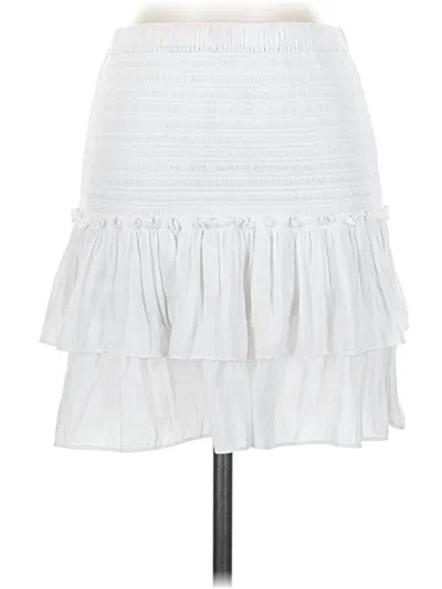 Pre-owned Dolan Casual Skirt In White