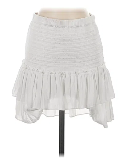 Pre-owned Dolan Casual Skirt In White