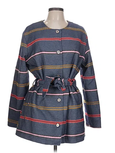 Pre-owned Dolan Coat In Gray