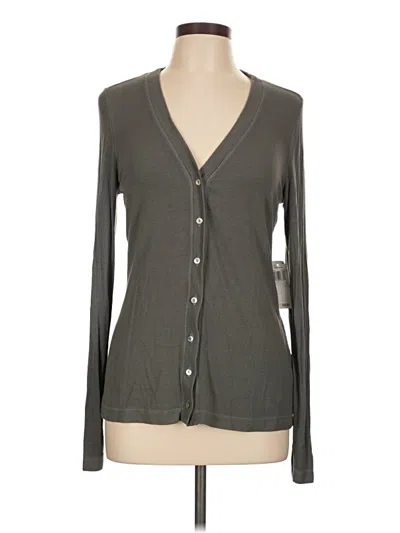 Pre-owned Dolan Long Sleeve Blouse In Gray
