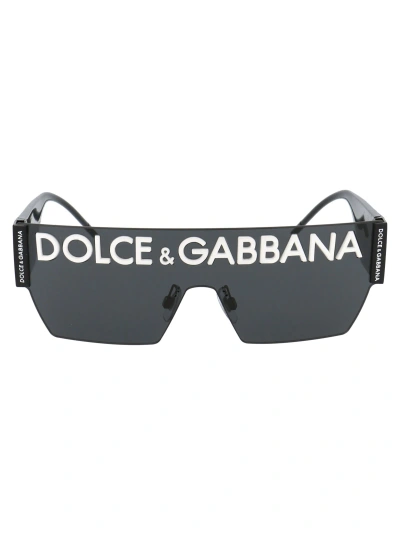Dolce &amp; Gabbana Eyewear 0dg2233 Sunglasses In 01/87 Black