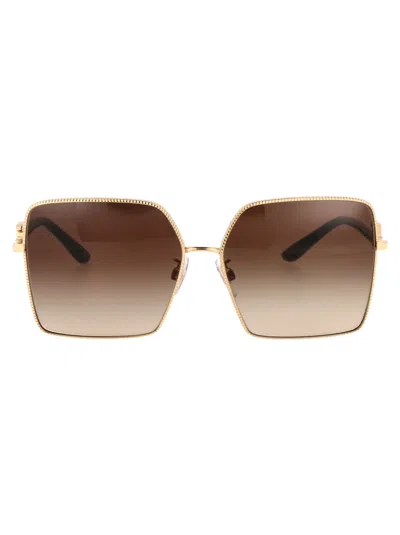 Dolce &amp; Gabbana Eyewear 0dg2279 Sunglasses In 02/13 Gold