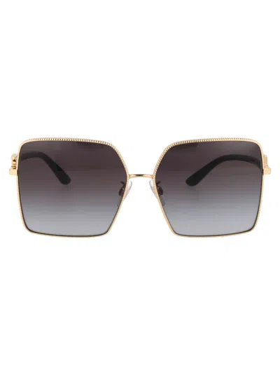 Dolce &amp; Gabbana Eyewear 0dg2279 Sunglasses In 02/8g Gold