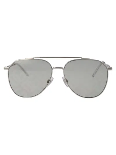 Dolce &amp; Gabbana Eyewear 0dg2296 Sunglasses In 05/al Silver