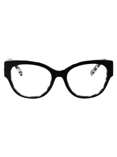 Dolce &amp; Gabbana Eyewear 0dg3377 Glasses In 3372 Black On Zebra