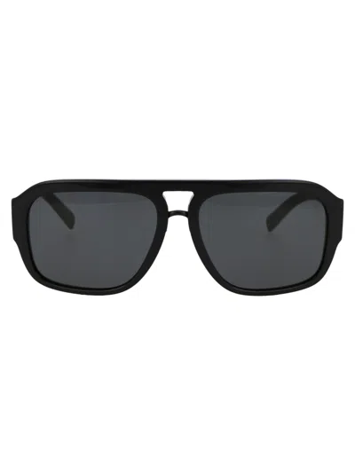 Dolce &amp; Gabbana Eyewear 0dg4403 Sunglasses In 501/87 Black