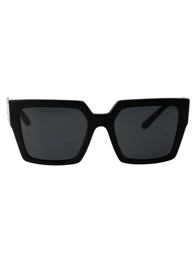Dolce &amp; Gabbana Eyewear 0dg4446b Sunglasses In 501/87 Black