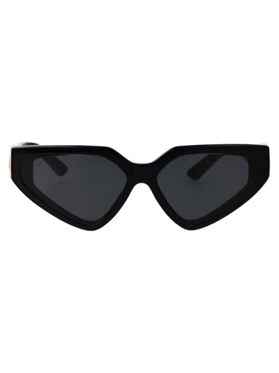 Dolce &amp; Gabbana Eyewear 0dg4469 Sunglasses In 501/87 Black