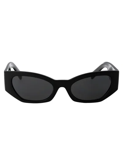 Dolce &amp; Gabbana Eyewear 0dg6186 Sunglasses In 501/87 Black