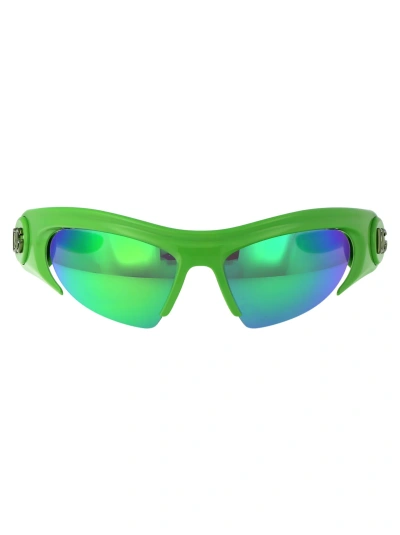 Dolce &amp; Gabbana Eyewear 0dg6192 Sunglasses In 3311f2 Green