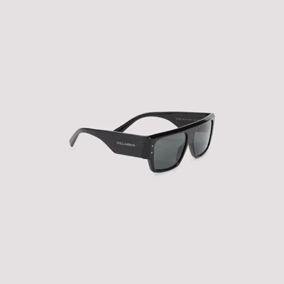 Dolce &amp; Gabbana Eyewear Acetate Sunglasses In Nero