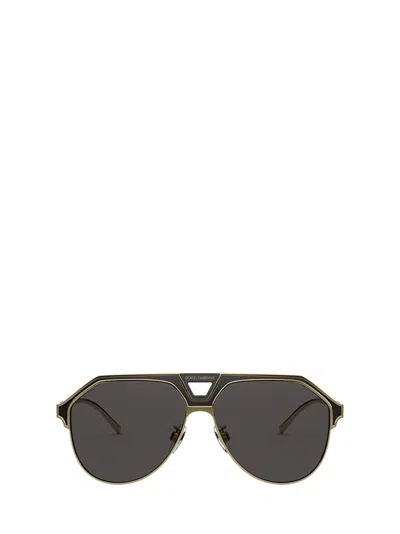 Dolce &amp; Gabbana Eyewear Dg2257 Gold / Matte Black Sunglasses