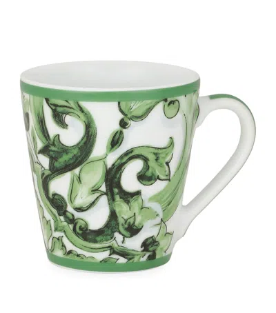 Dolce&gabbana Casa Porcelain Verde Maiolica Mug