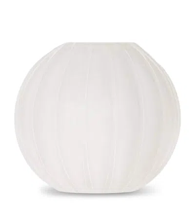 Dolce&gabbana Casa Small Murano Glass Vase In White